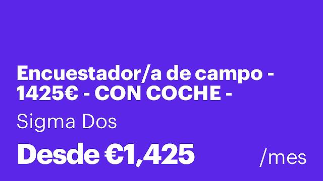 Encuestador/a de campo - 1425€ - CON COCHE - Calahorra