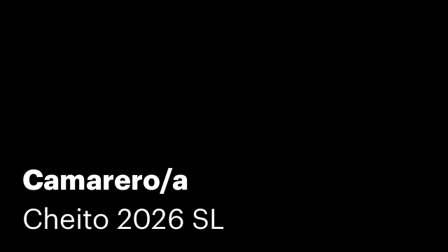 Camarero/a