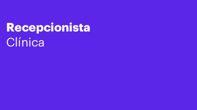 Recepcionista