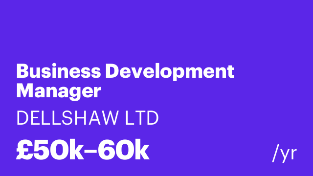 Business Development Manager