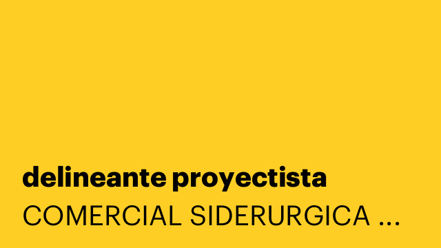 delineante proyectista