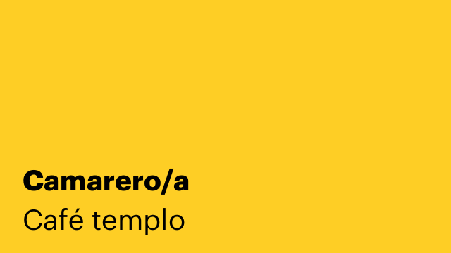 Camarero/a