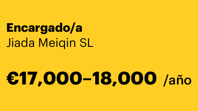 Encargado/a
