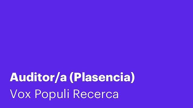 Auditor/a (Plasencia)