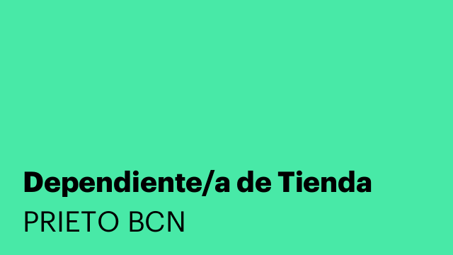 Dependiente/a de Tienda
