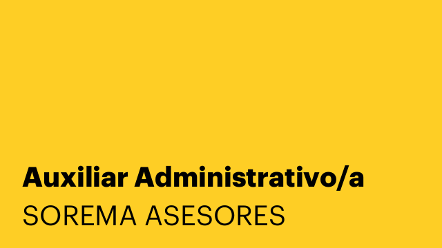Auxiliar Administrativo/a
