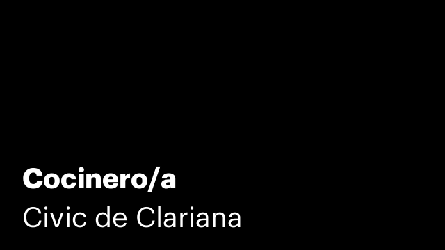 Cocinero/a