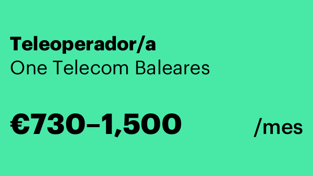 Teleoperador/a