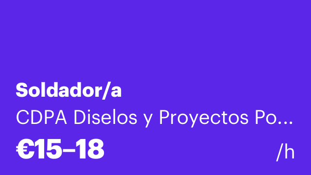 Soldador/a