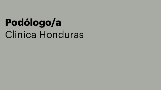 Podólogo/a