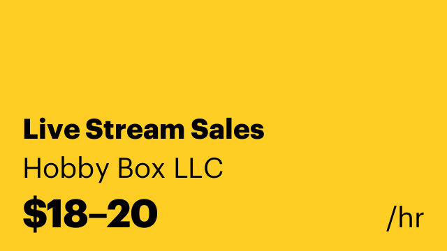 Live Stream Sales