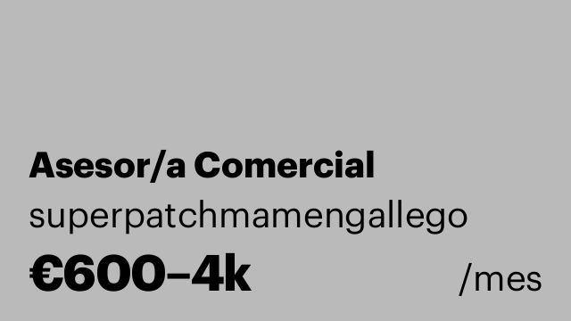 Asesor/a Comercial