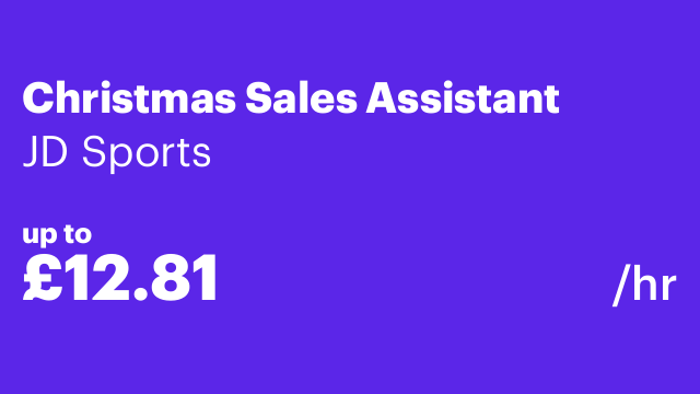 Christmas Sales Assistant