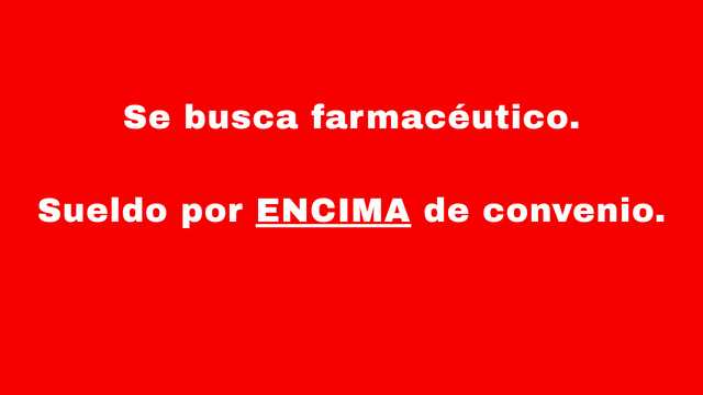 Farmacéutico/a