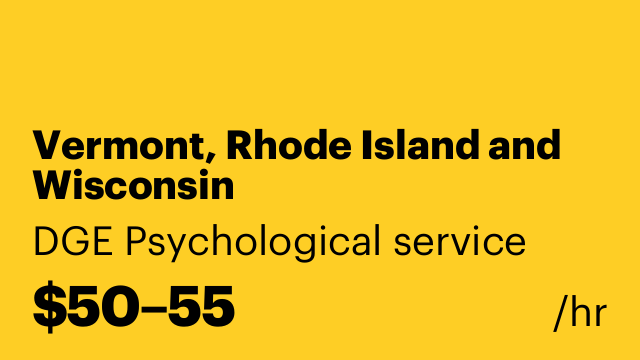 Vermont, Rhode Island and Wisconsin LCSW,LMSW,MSW,SW,LMHC,LMFT