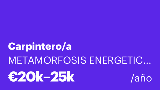 Carpintero/a