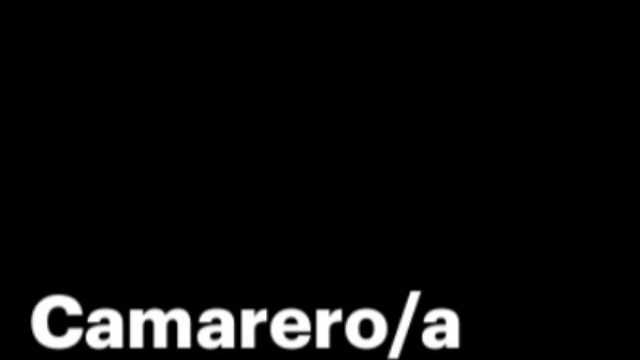 Camarero/a