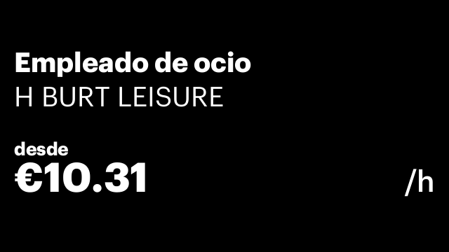 Empleado de ocio