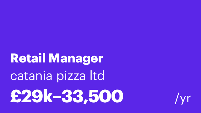 Retail Manager