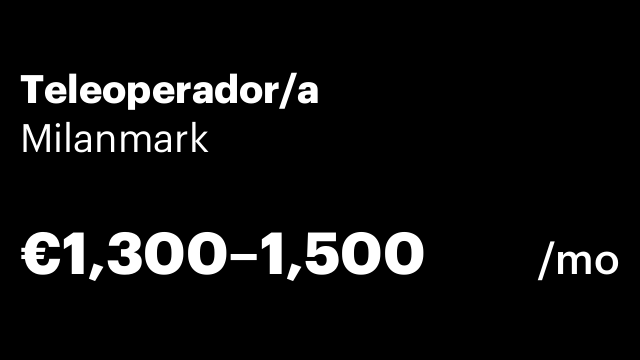 Teleoperador/a