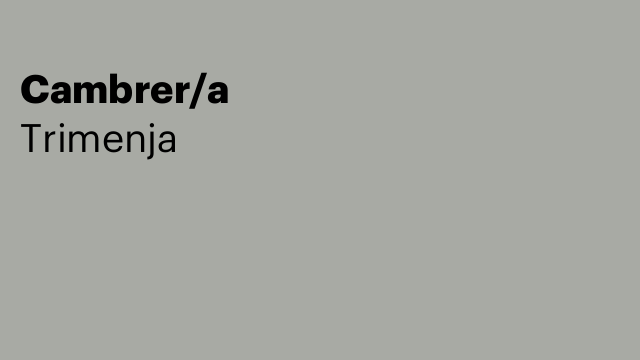 Cambrer/a