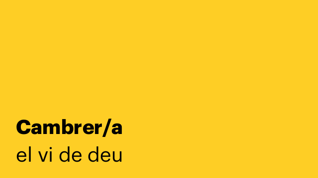 Cambrer/a