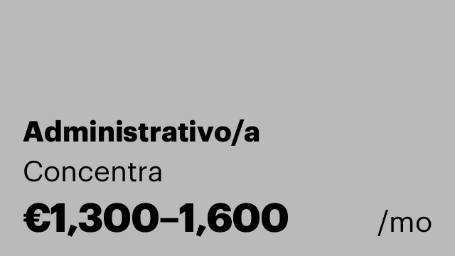 Administrativo/a