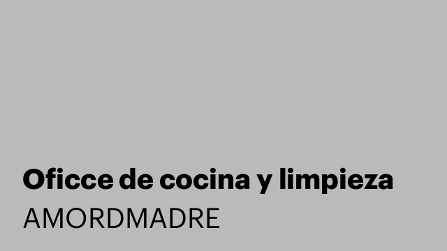 Oficce de cocina y limpieza