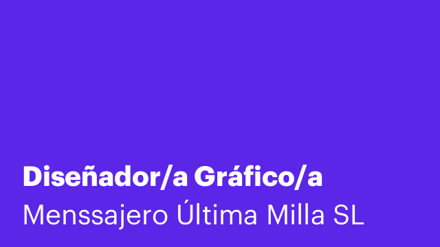 Diseñador/a Gráfico/a