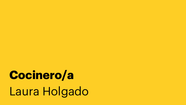 Cocinero/a