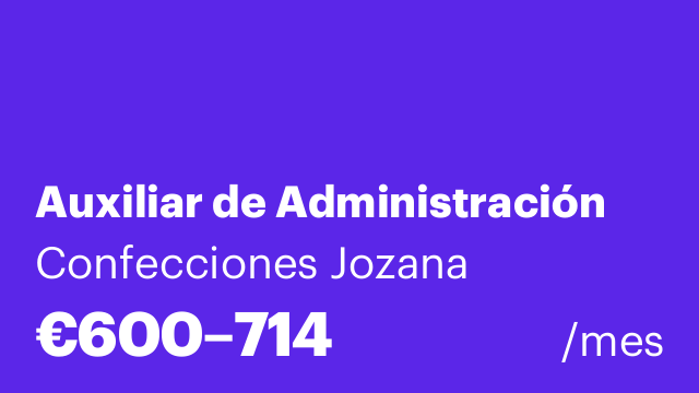 Auxiliar de Administración