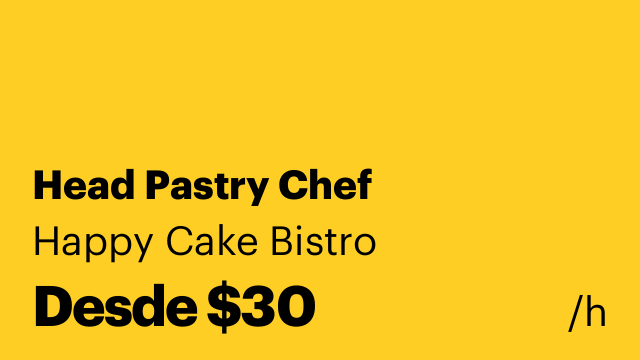 Head Pastry Chef
