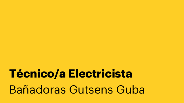 Técnico/a Electricista