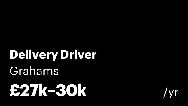 Delivery Driver