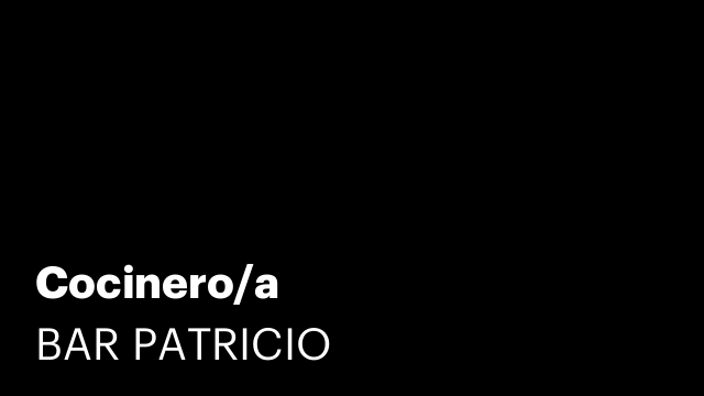Cocinero/a