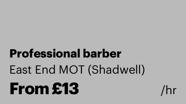 Professional barber