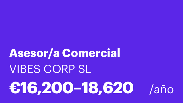 Asesor/a Comercial