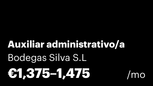 Auxiliar administrativo/a