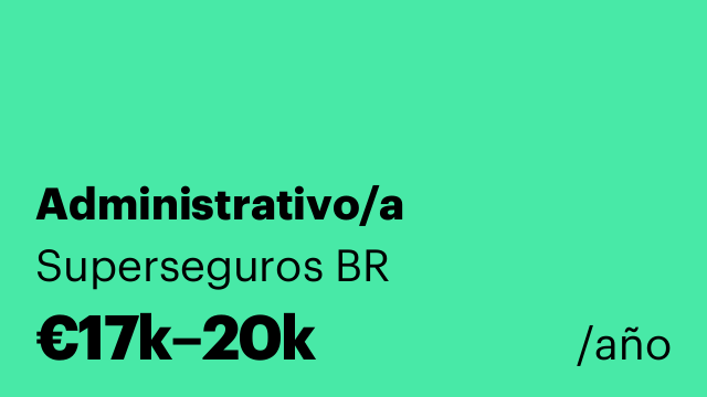 Administrativo/a
