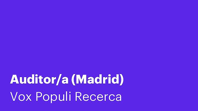 Auditor/a (Madrid)