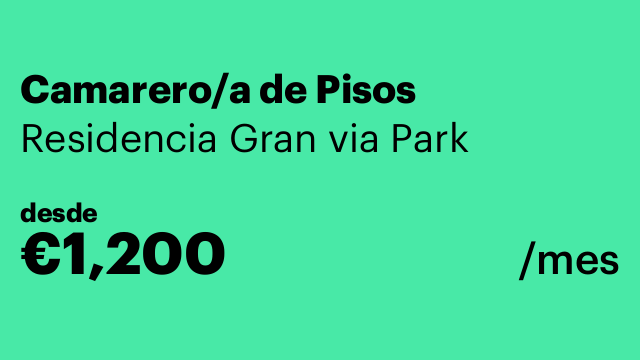 Camarero/a de Pisos