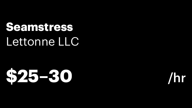 Seamstress