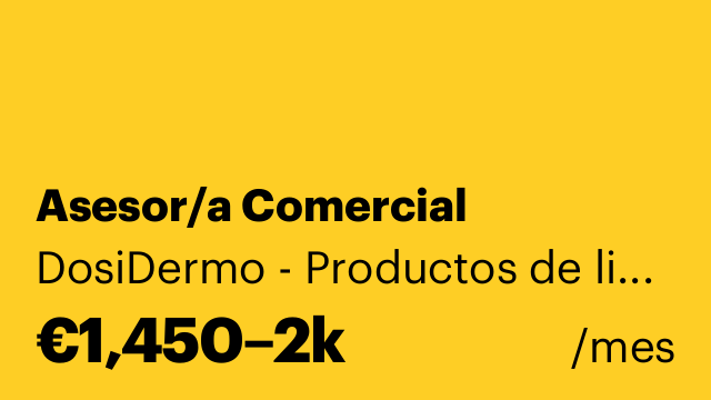 Asesor/a Comercial