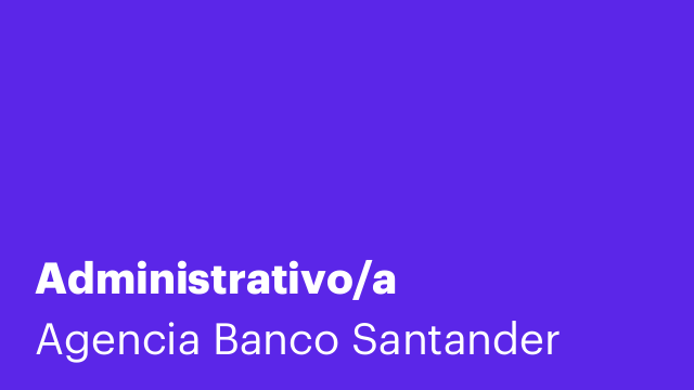 Administrativo/a