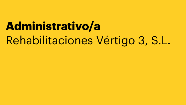 Administrativo/a