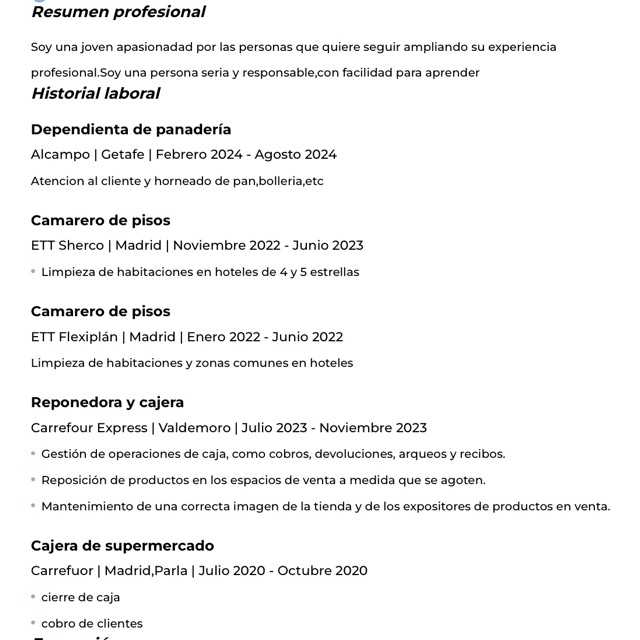 Candidate avatar