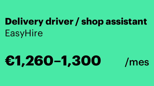 Delivery driver / shop assistant