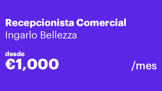 Recepcionista Comercial