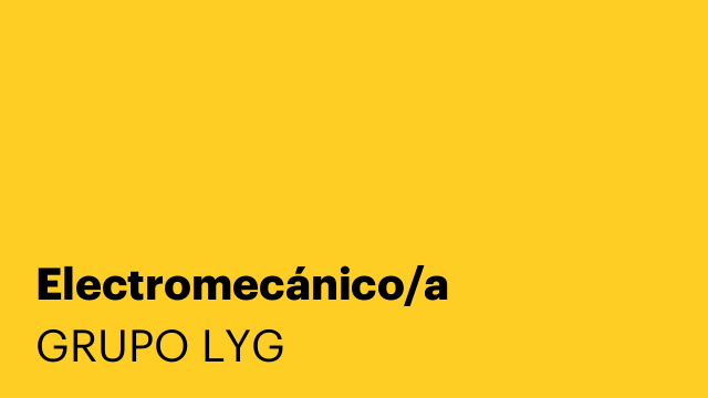Electromecánico/a