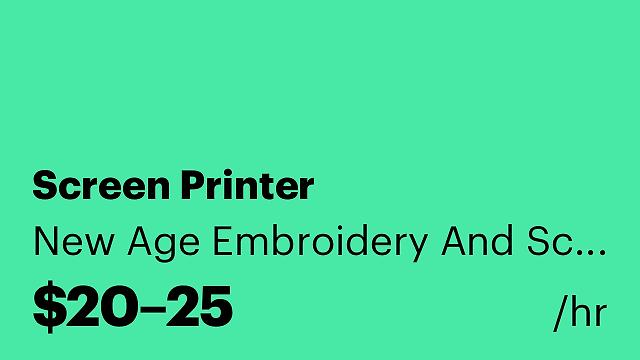 Screen Printer